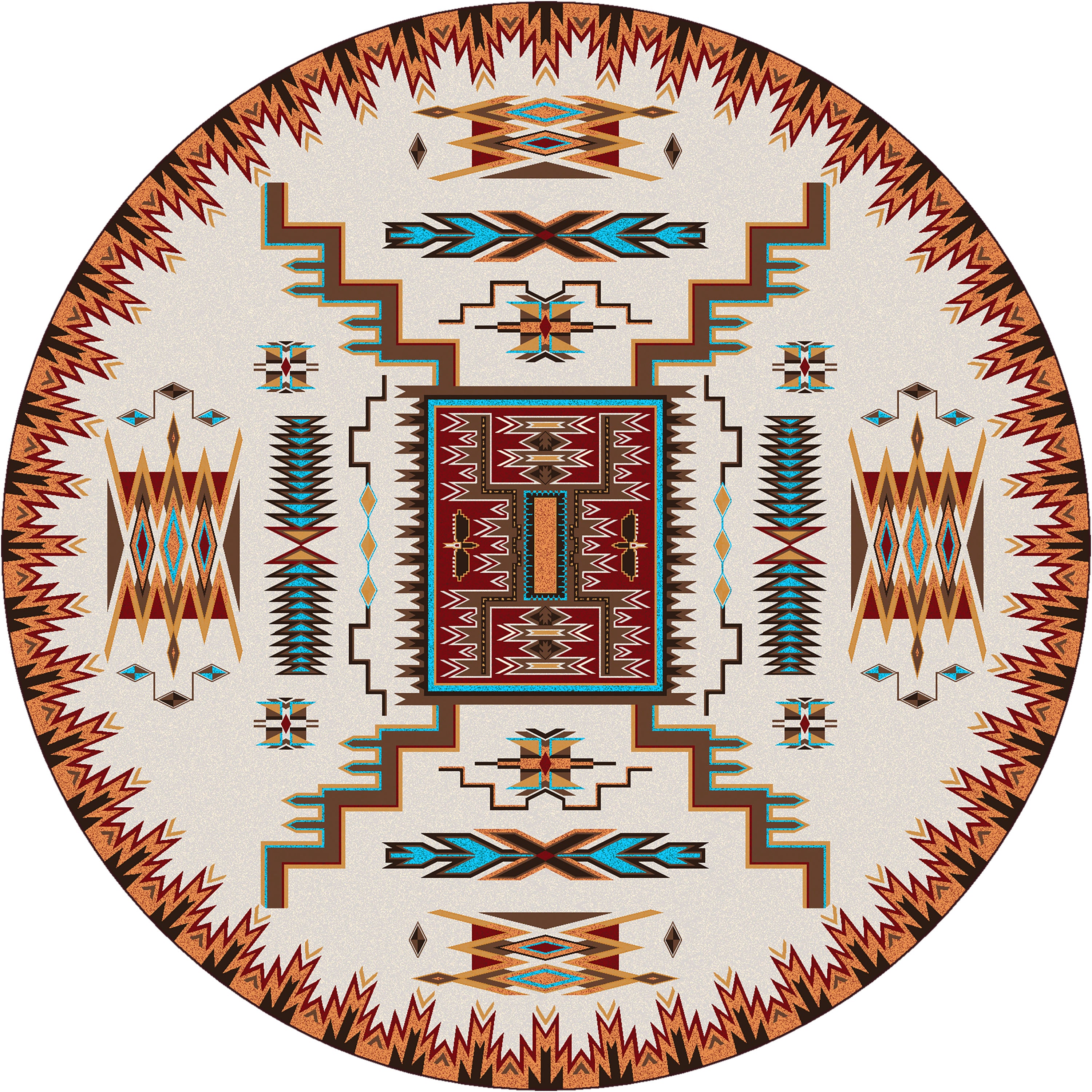 Clay Storm Catcher Area Rug