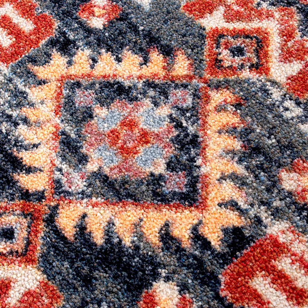 Persian Sunset- Distressed Area Rug