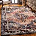 Persian Sunset- Distressed Area Rug