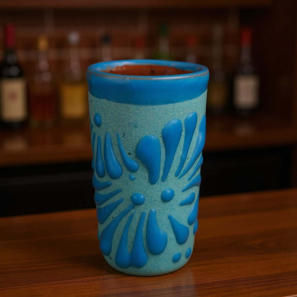 Blue Talavera Shot Glass