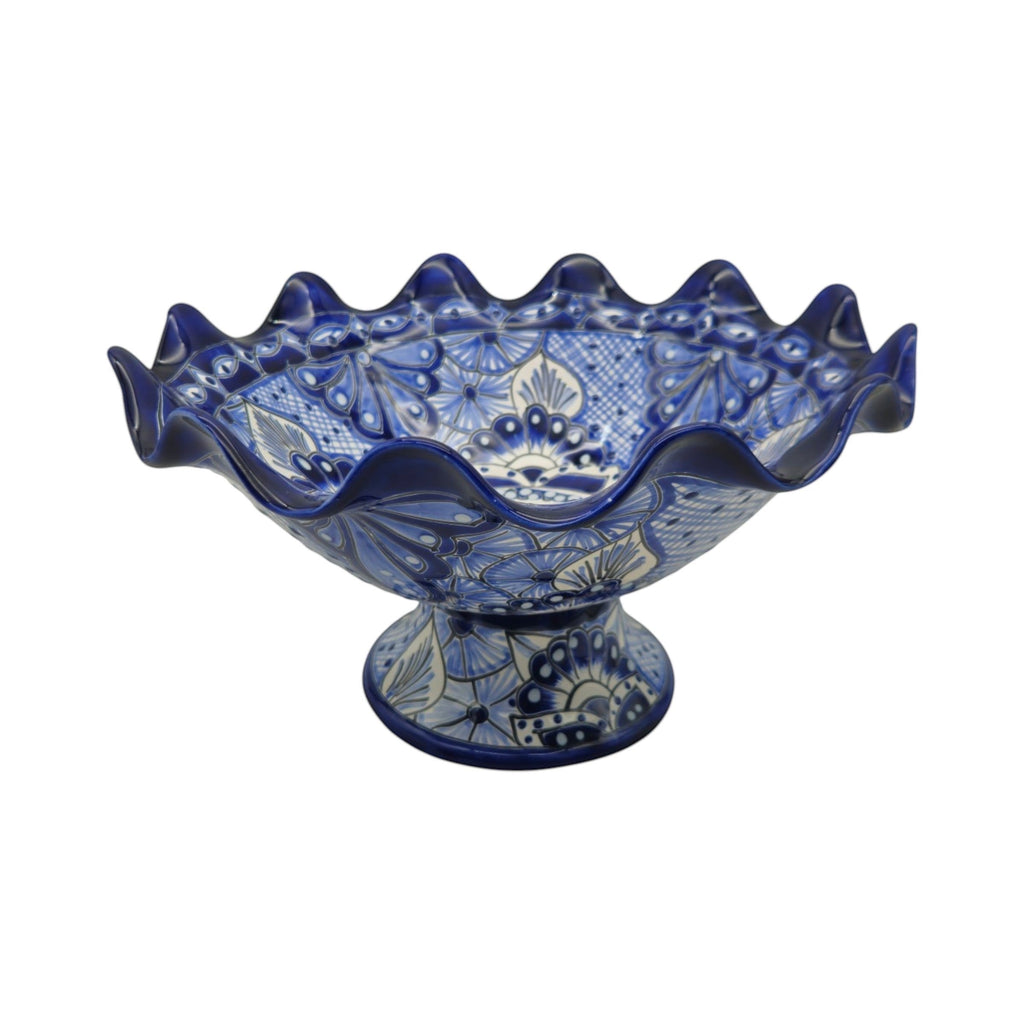 Talavera Fruit Basket | Hand-Painted Mexican Ceramic Centerpiece