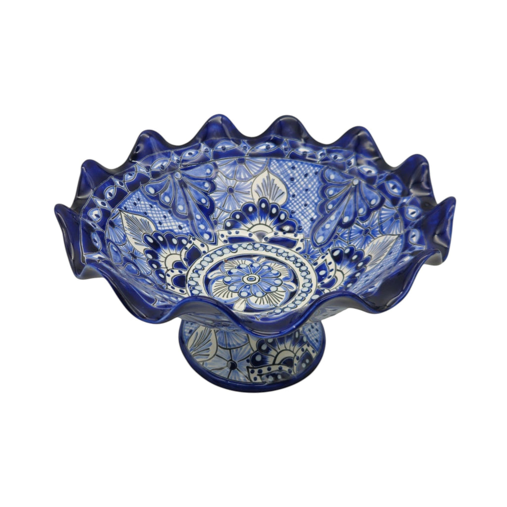 Talavera Fruit Basket | Hand-Painted Mexican Ceramic Centerpiece