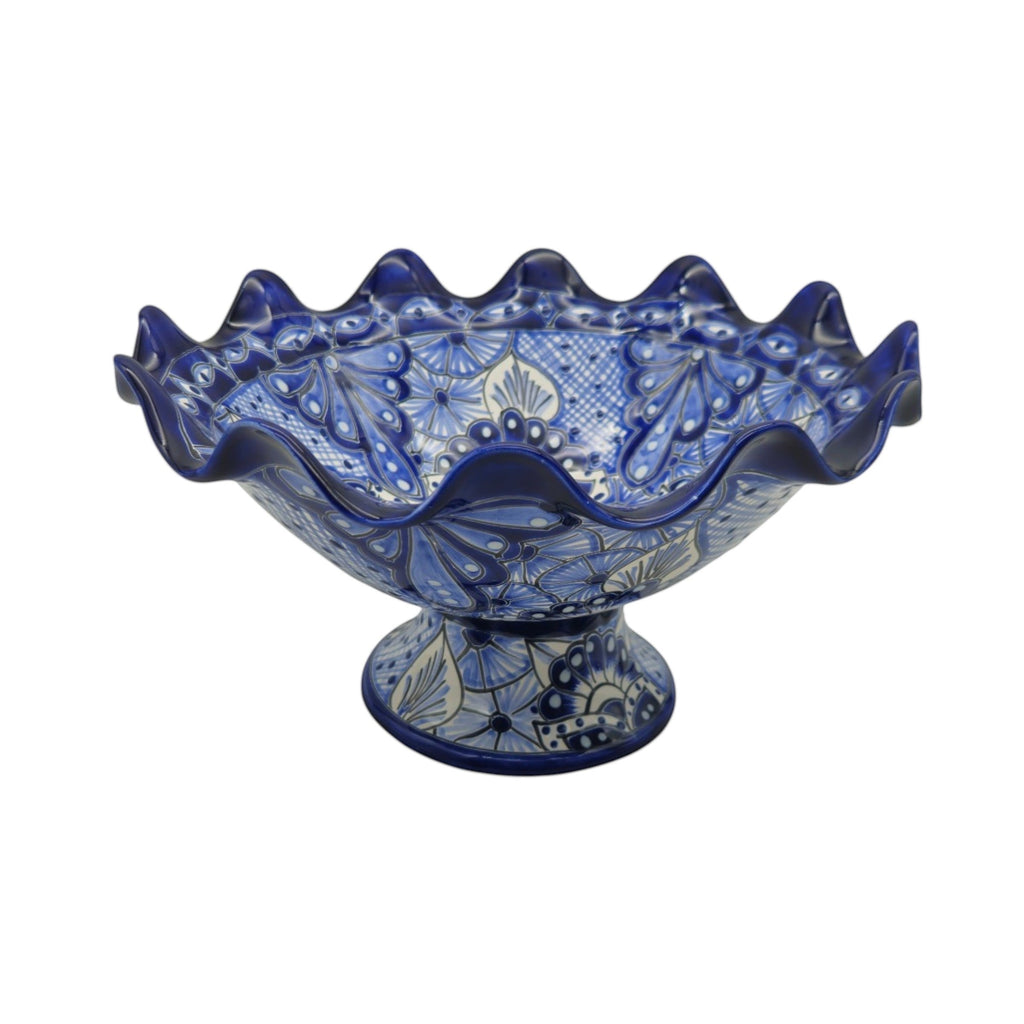 Talavera Fruit Basket | Hand-Painted Mexican Ceramic Centerpiece