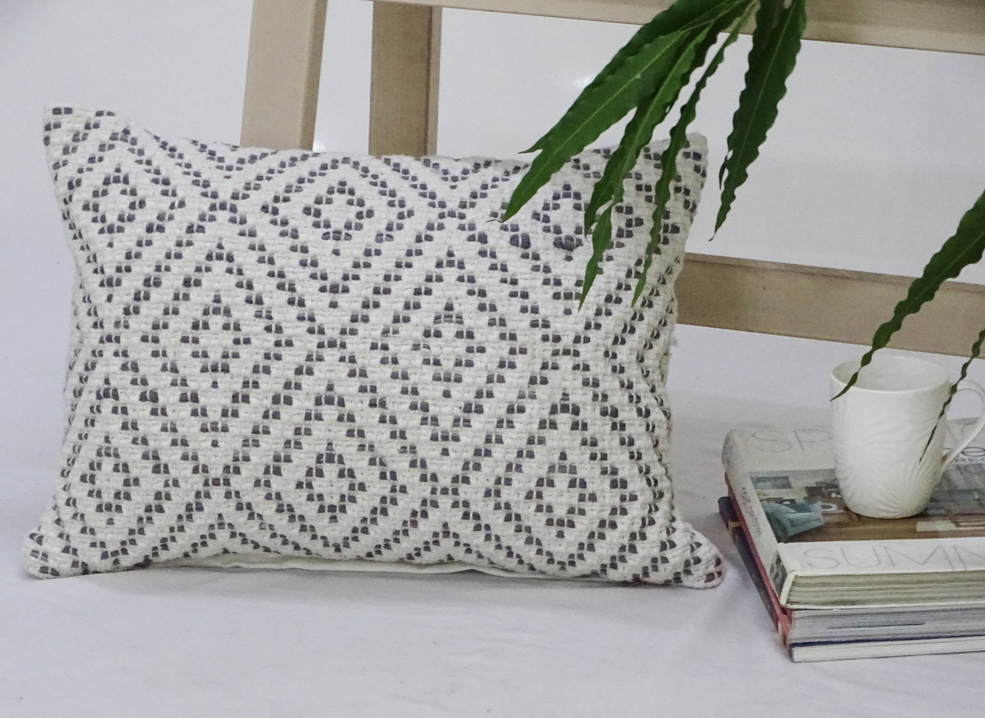 White Sands Handloom Lumbar Pillow