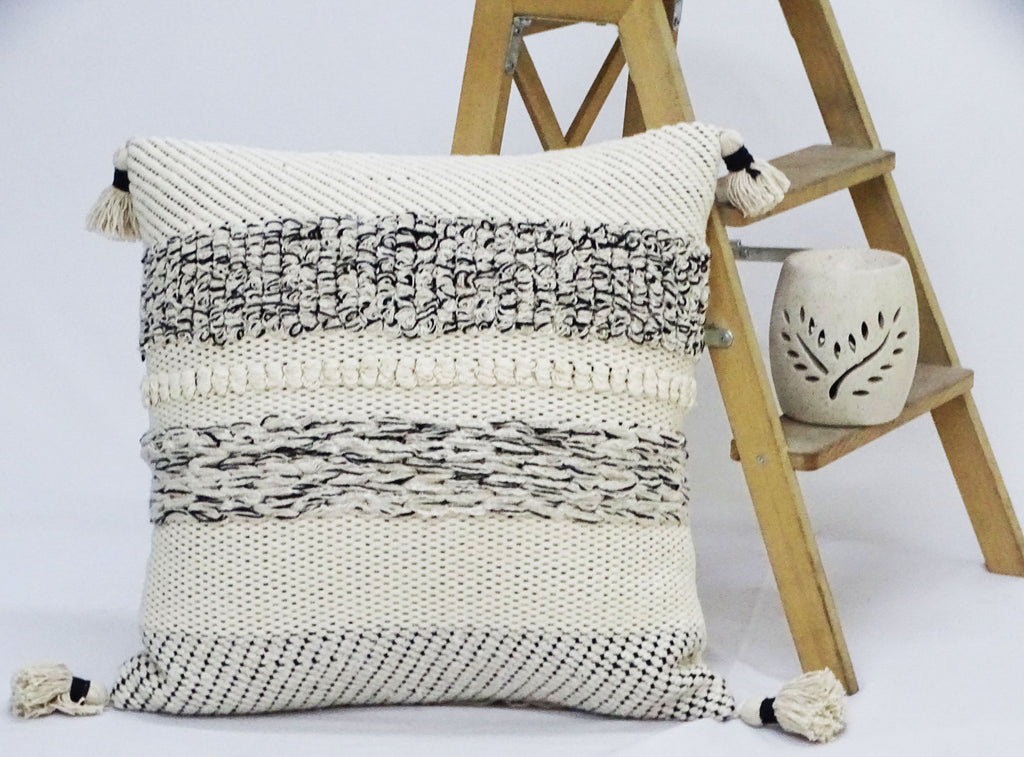 Desert Hearth Handwoven Pillow