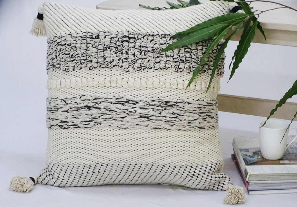 Desert Hearth Handwoven Pillow