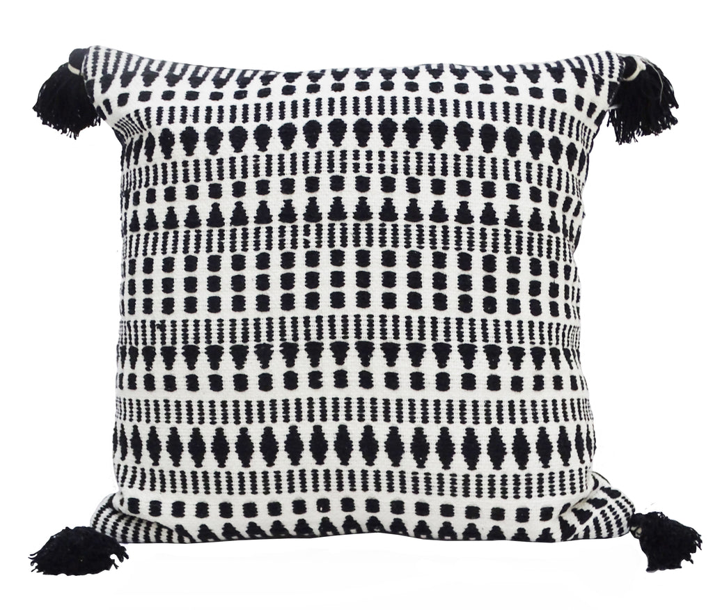 Midnight Mesa Handwoven Pillow