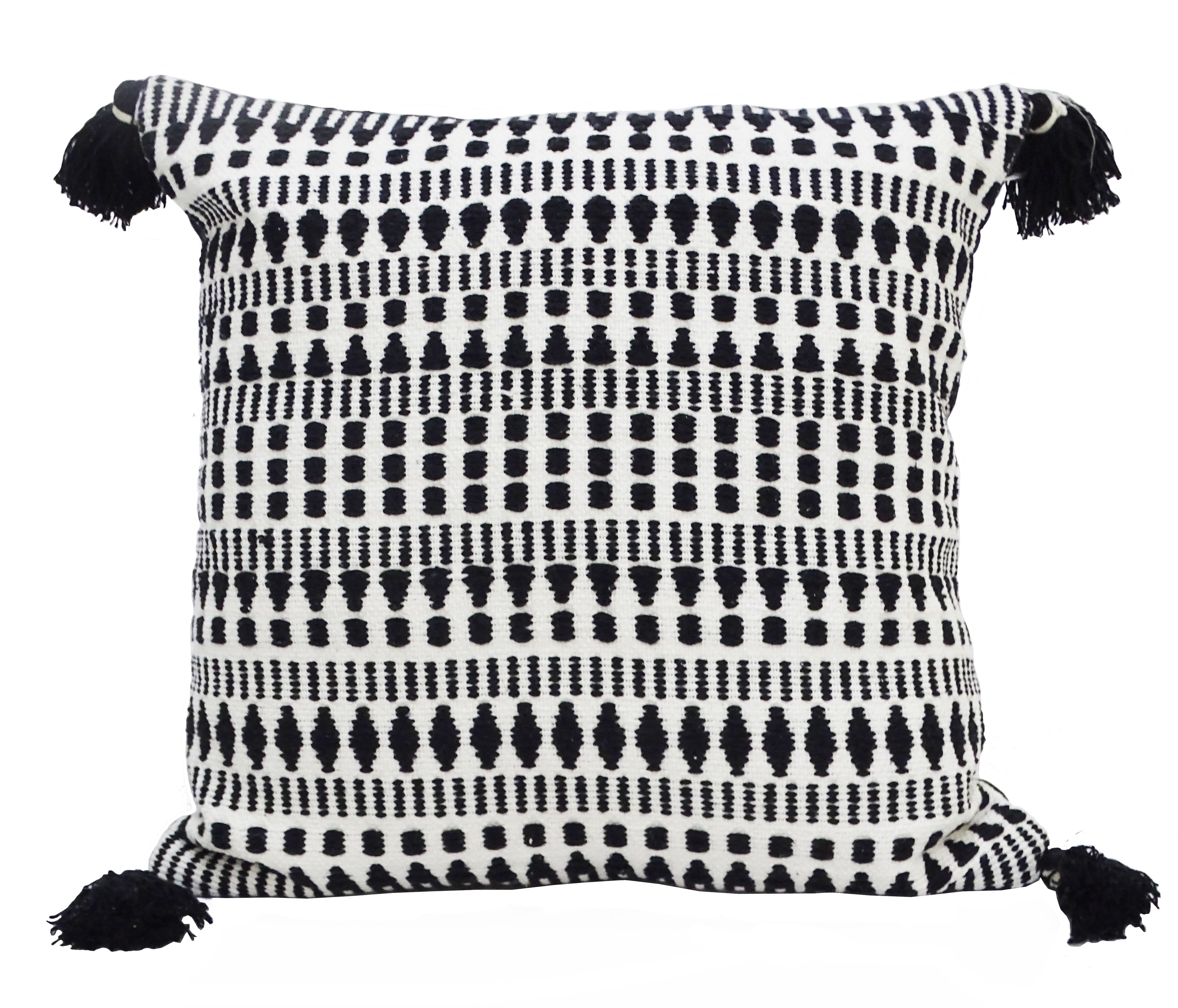 Midnight Mesa Handwoven Pillow