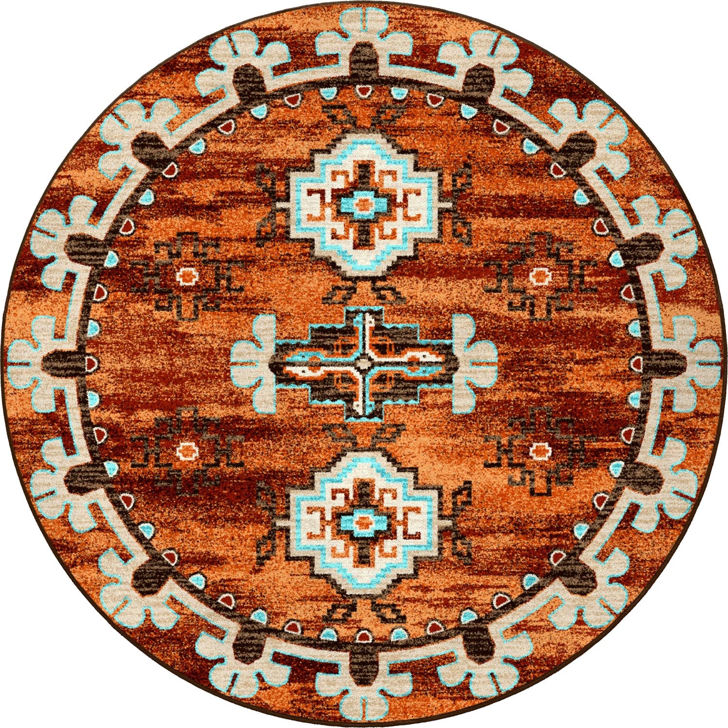Rusted Badlands Area Rug