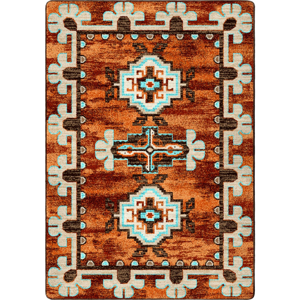 Rusted Badlands Area Rug