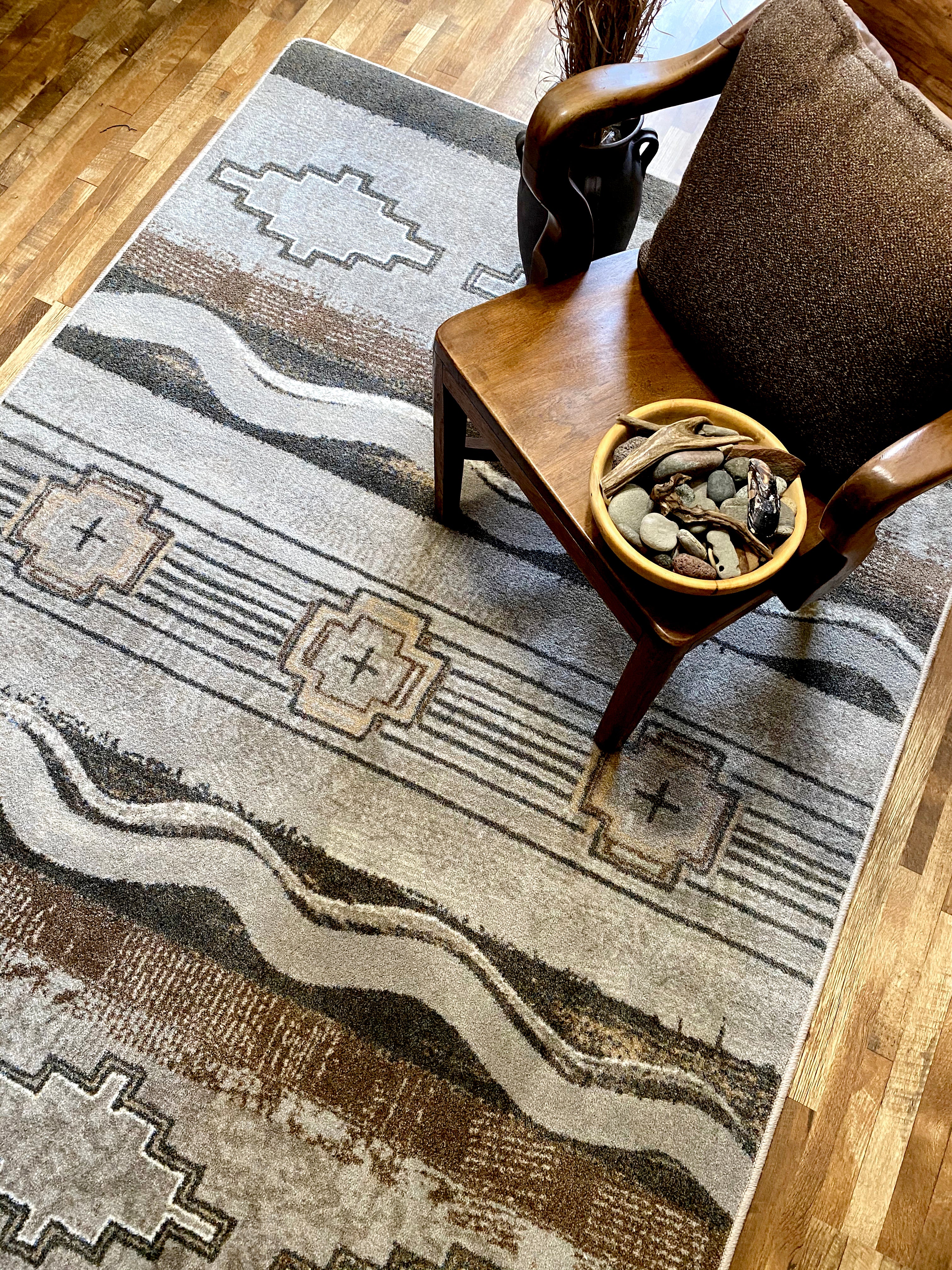 Old School Earthenware Area Rug