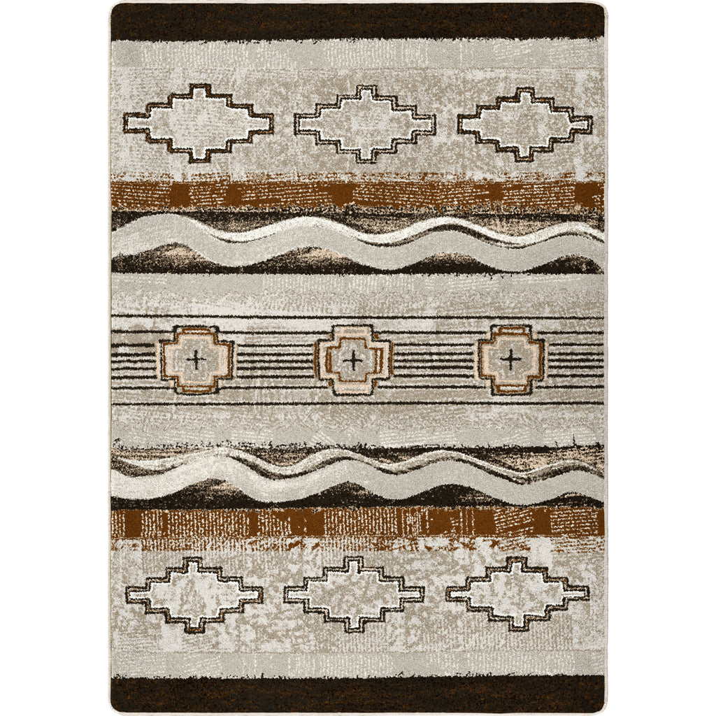Old School Earthenware Area Rug