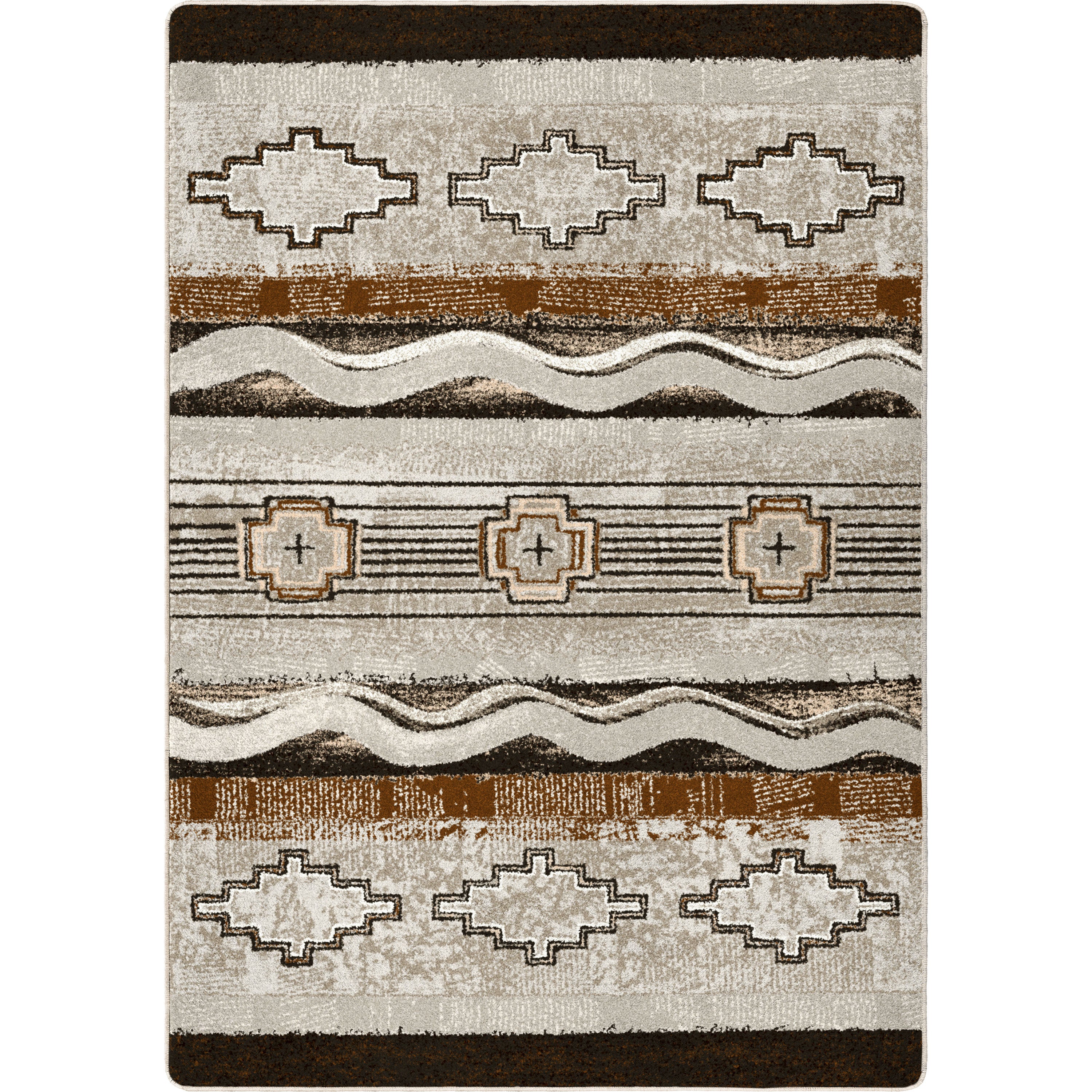 Old School Earthenware Area Rug
