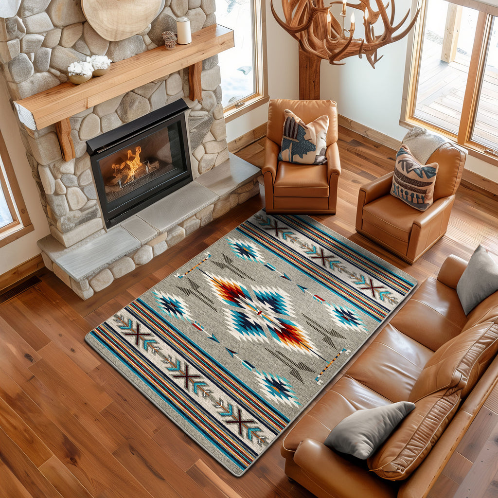 Painted Arrow Area Rug