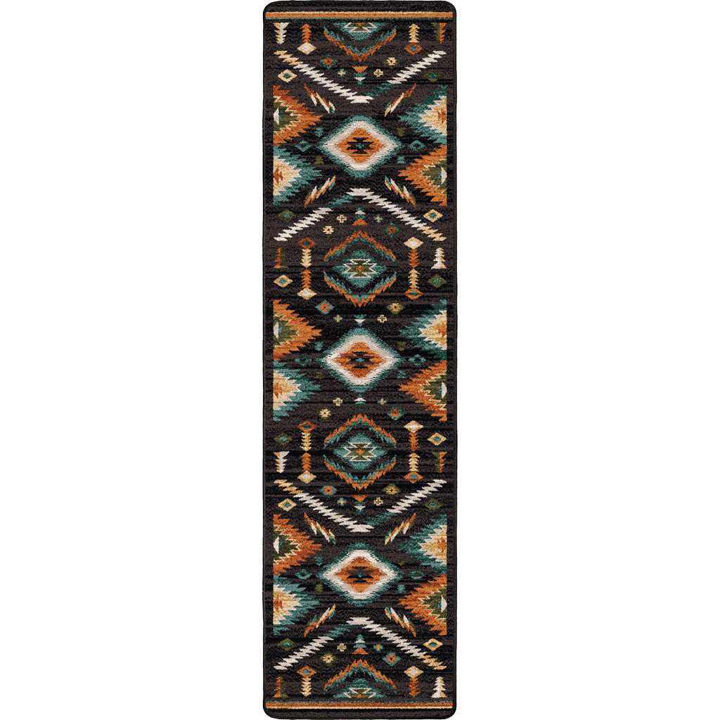 Interlaced Horizon in Gem Area Rug