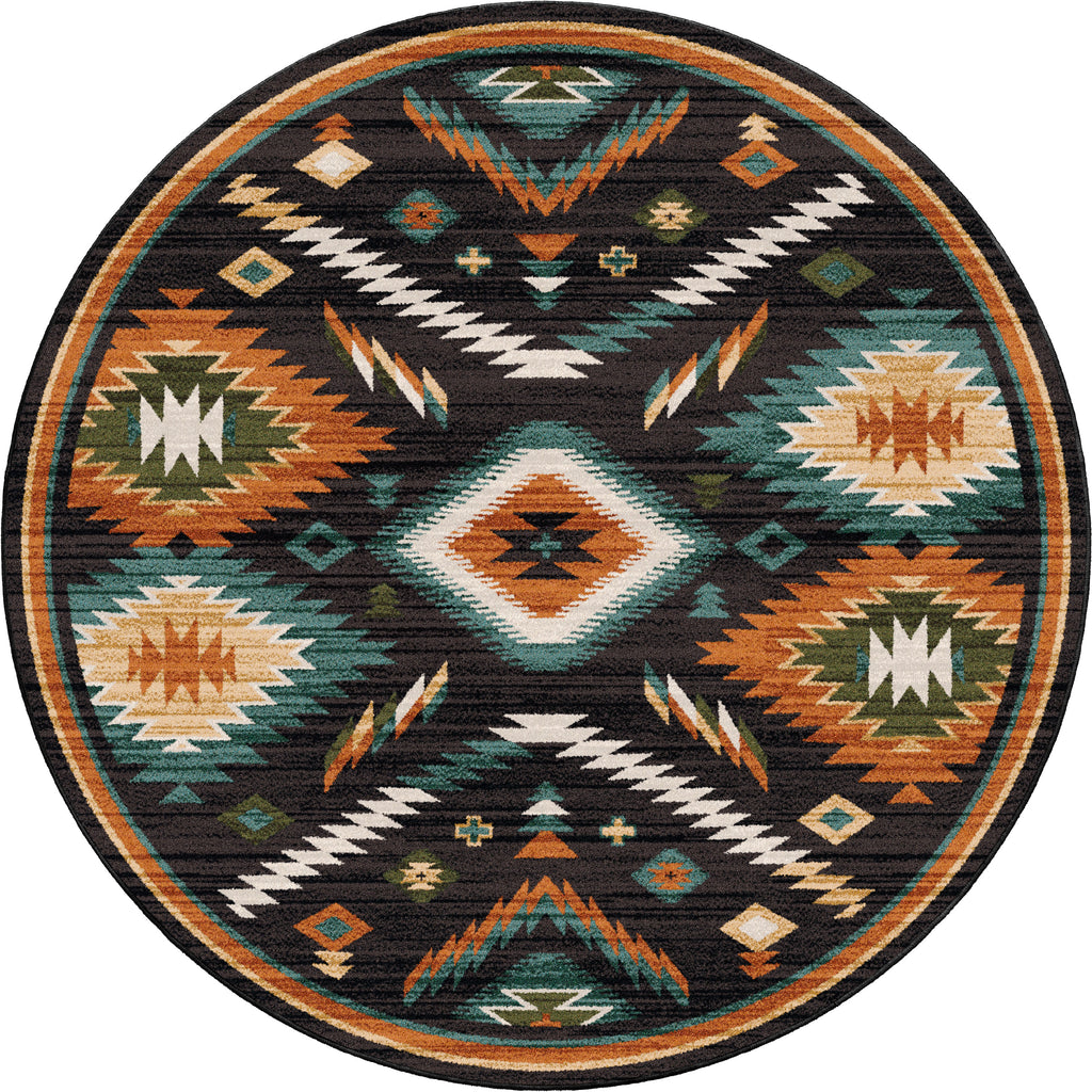 Interlaced Horizon in Gem Area Rug