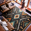 Interlaced Horizon in Gem Area Rug