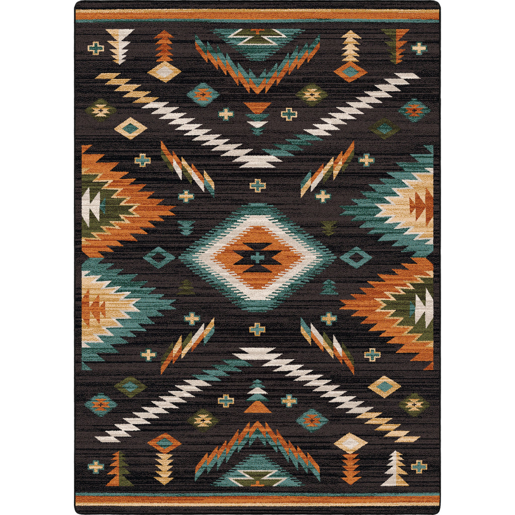 Interlaced Horizon in Gem Area Rug