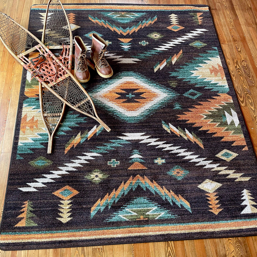 Interlaced Horizon in Gem Area Rug