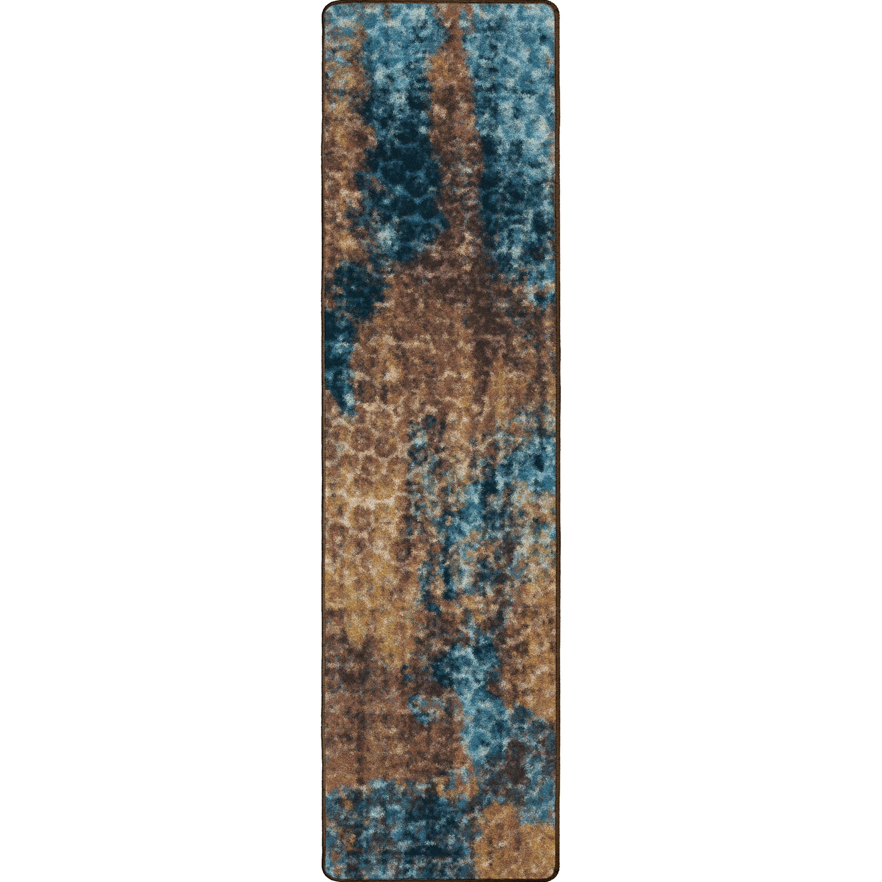 Turquoise Splash Area Rug