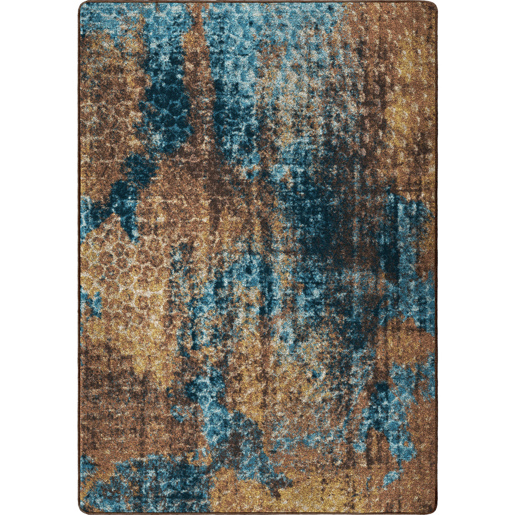 Turquoise Splash Area Rug