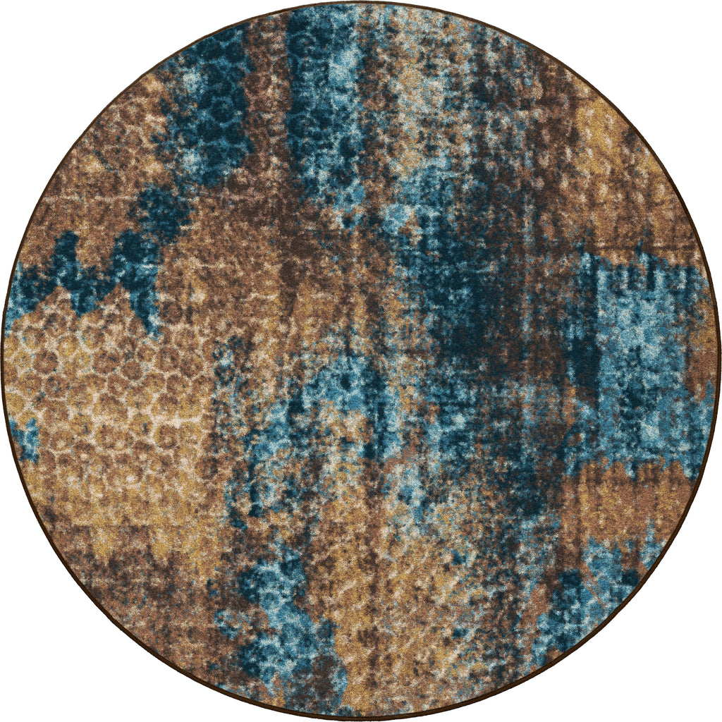 Turquoise Splash Area Rug