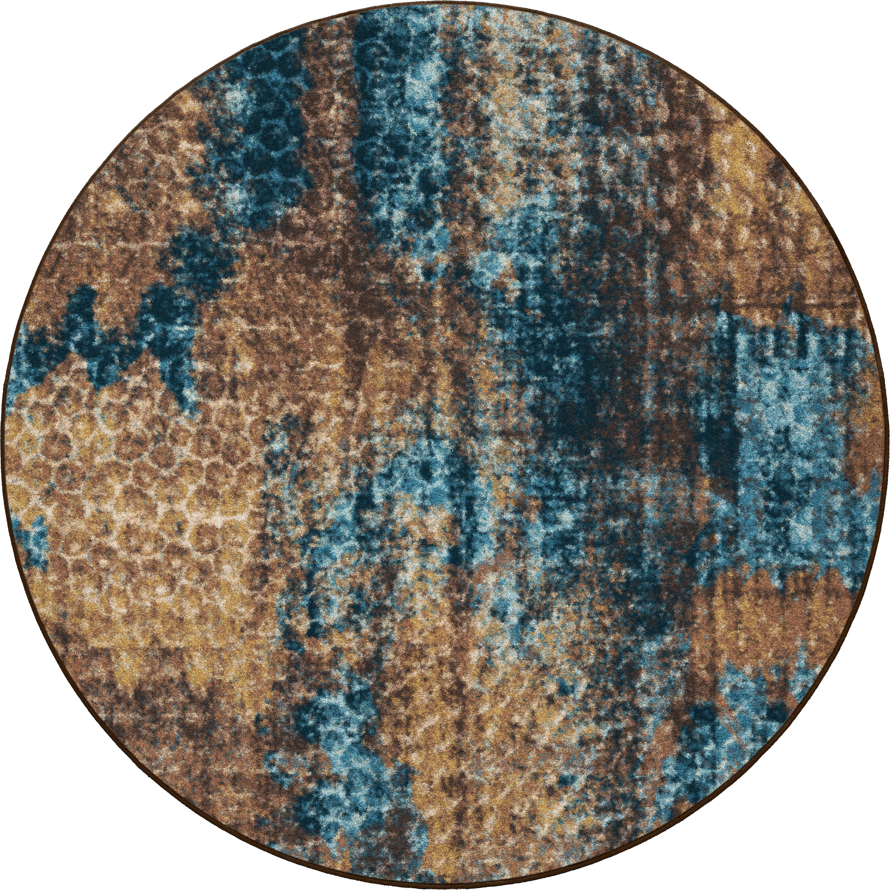 Turquoise Splash Area Rug