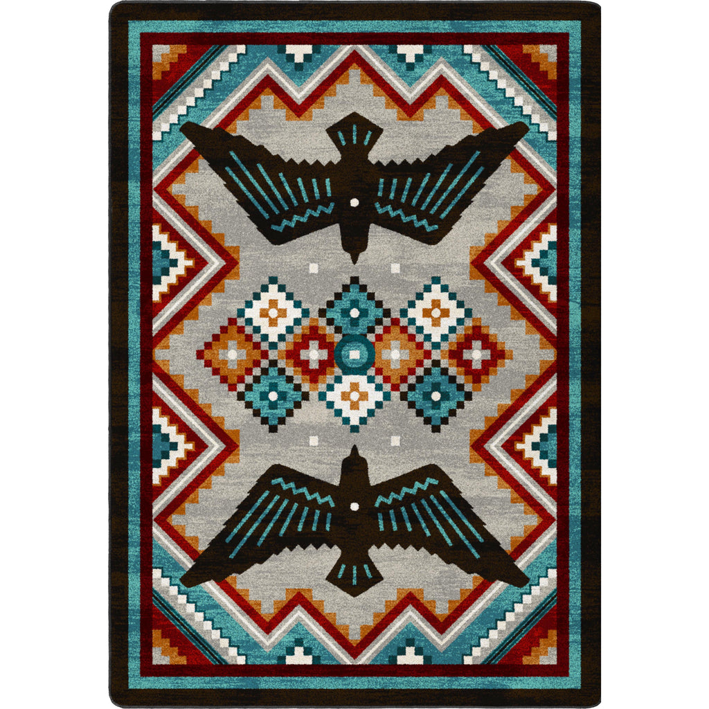 Sunset Fire Dance Area Rug