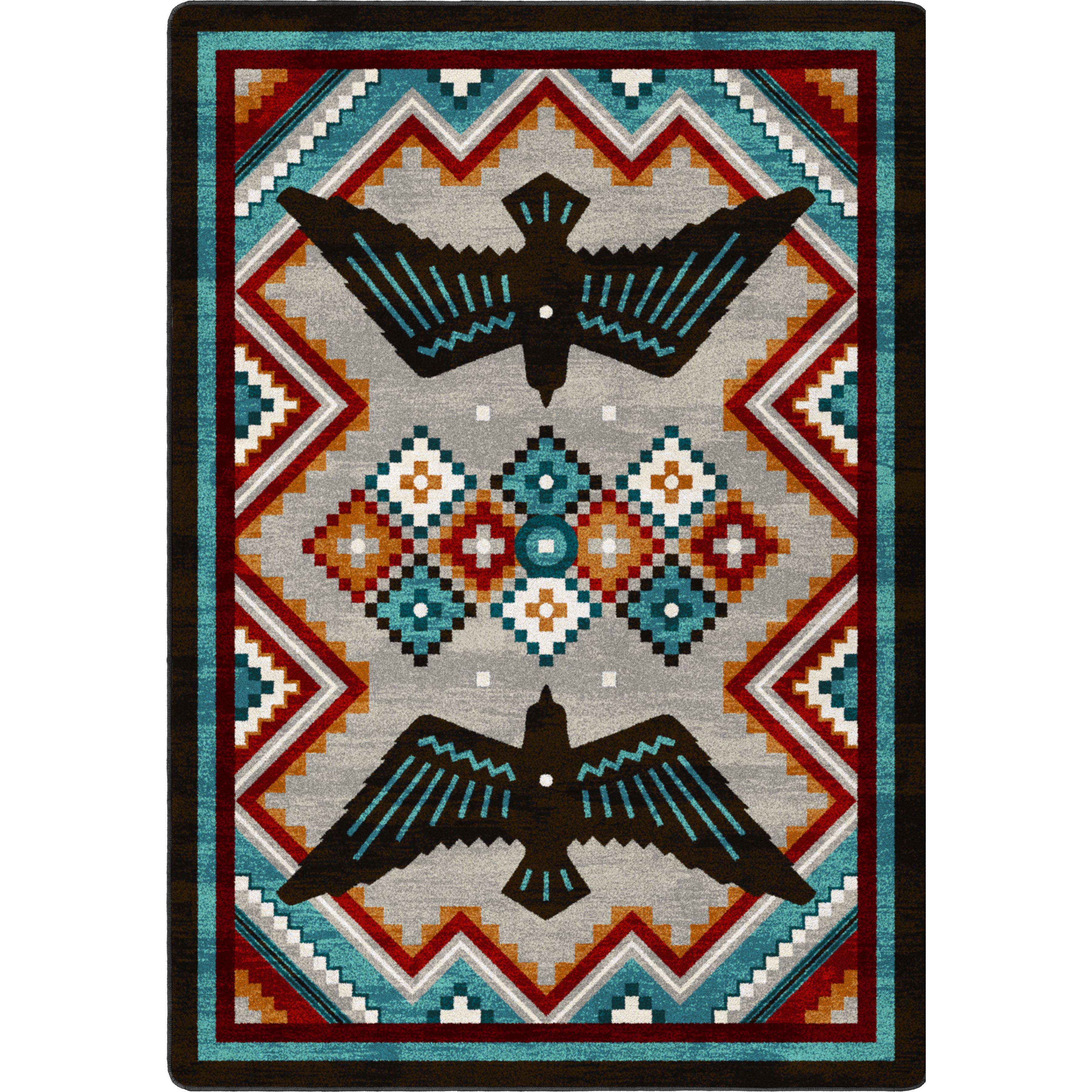 Sunset Fire Dance Area Rug
