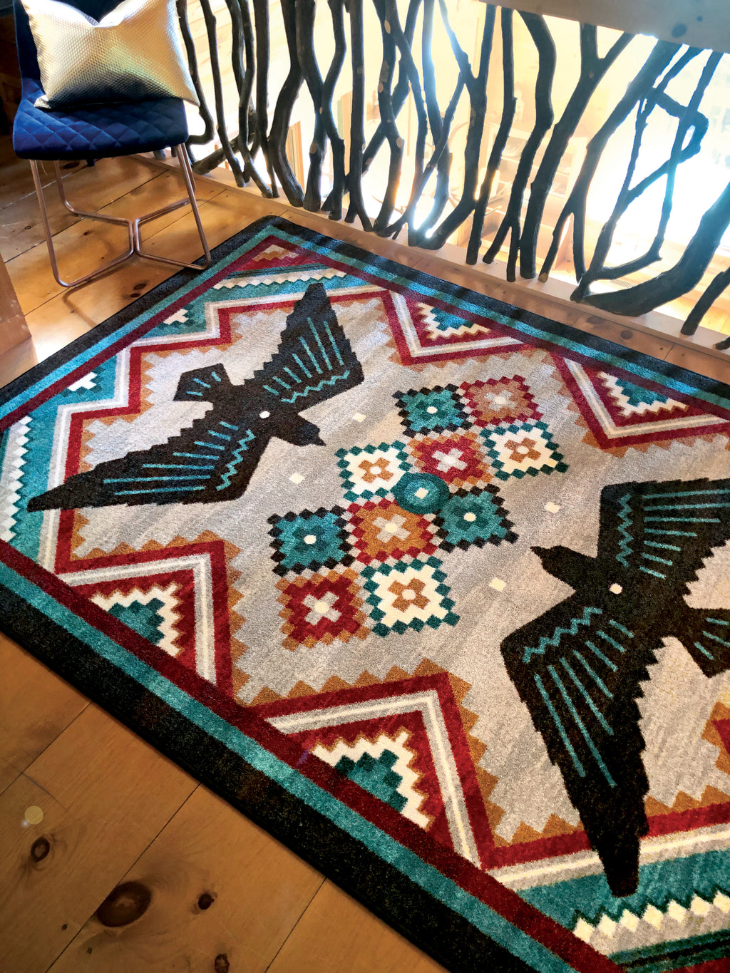 Sunset Fire Dance Area Rug