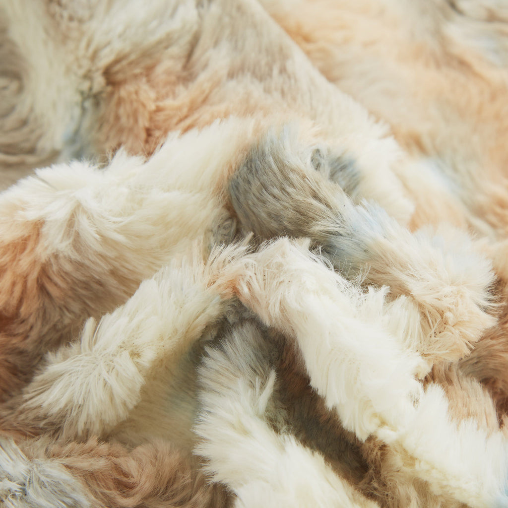 Tache Luxurious Russian Lynx Faux Fur Throw Blanket