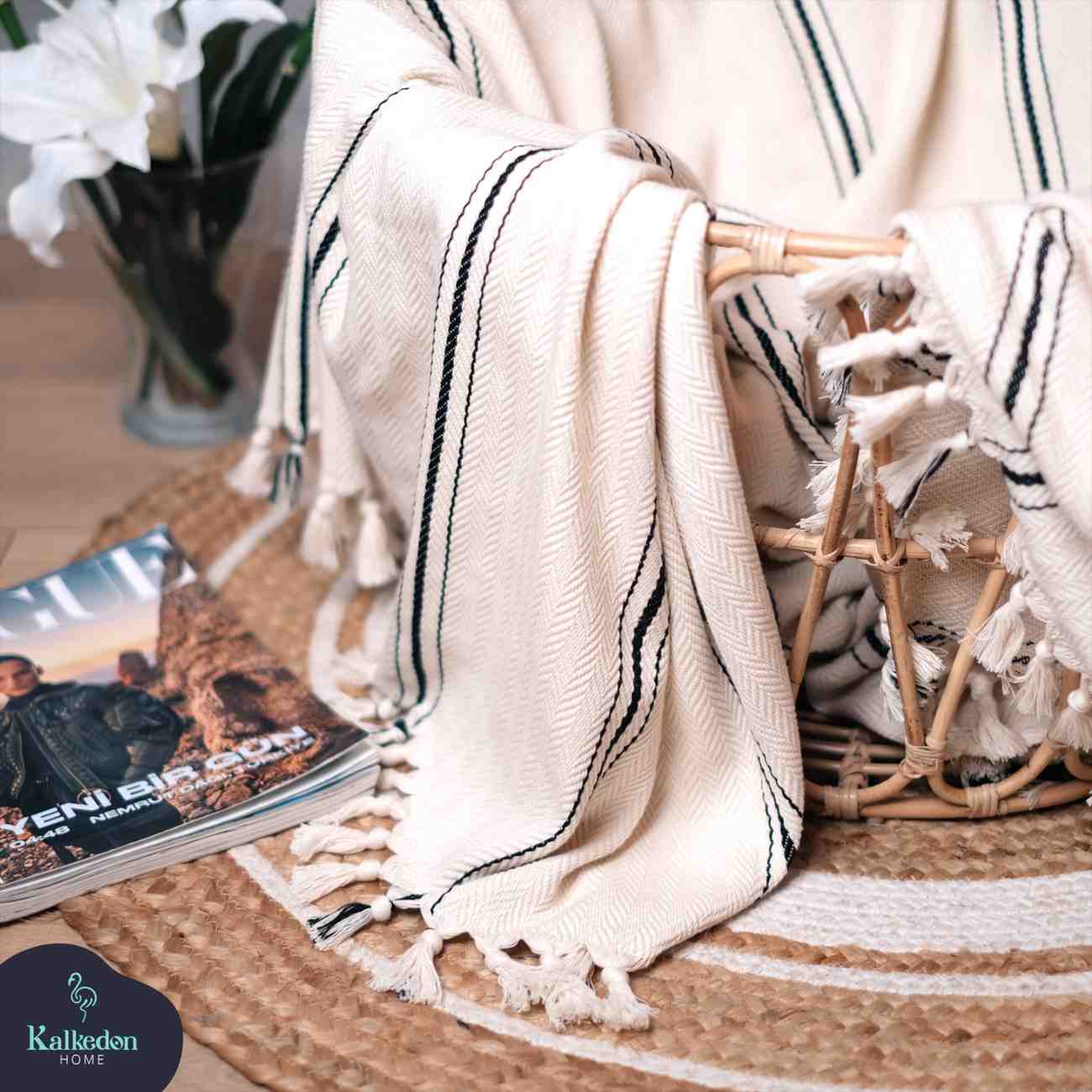 Open Trail Turkish Cotton Throw Blanket