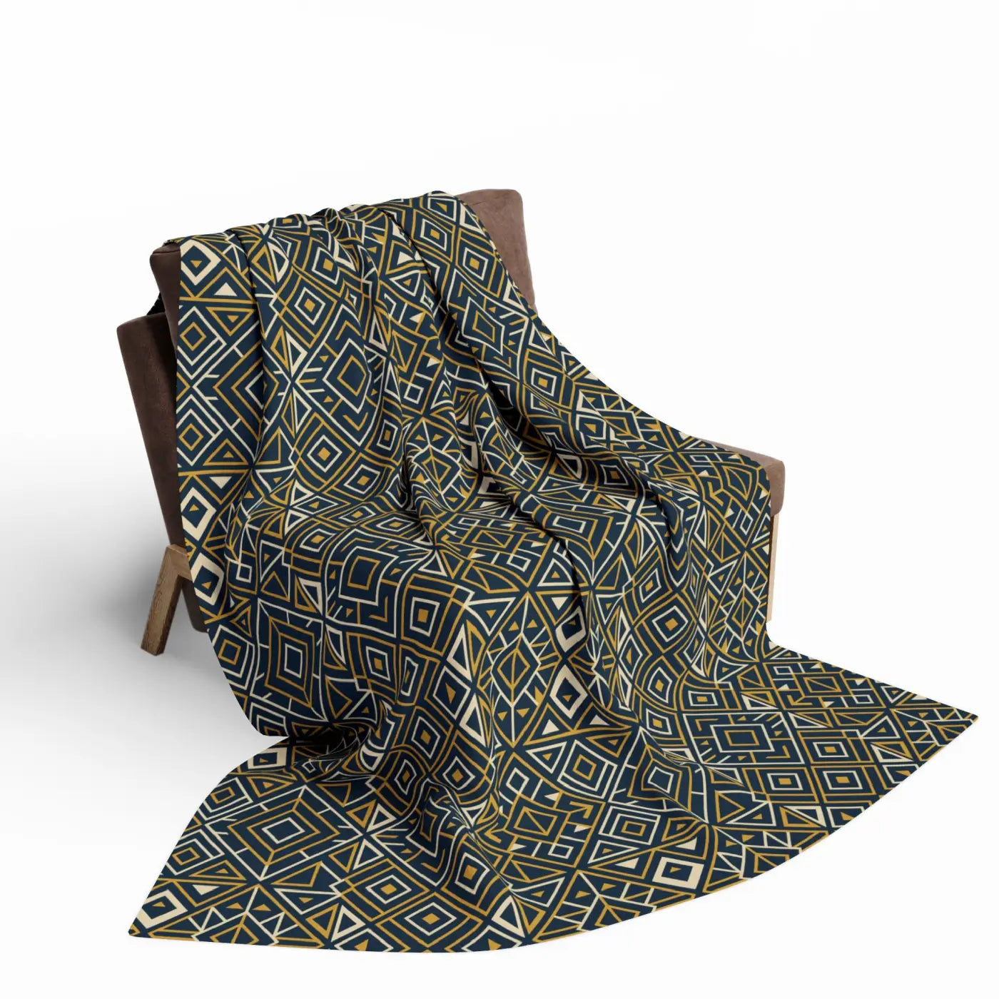 Boho Geometric Arctic Fleece Blanket – Ultra Soft