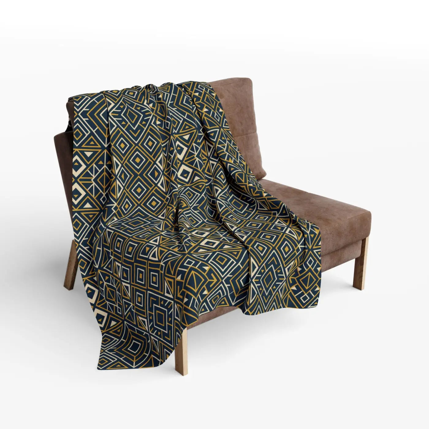 Boho Geometric Arctic Fleece Blanket – Ultra Soft