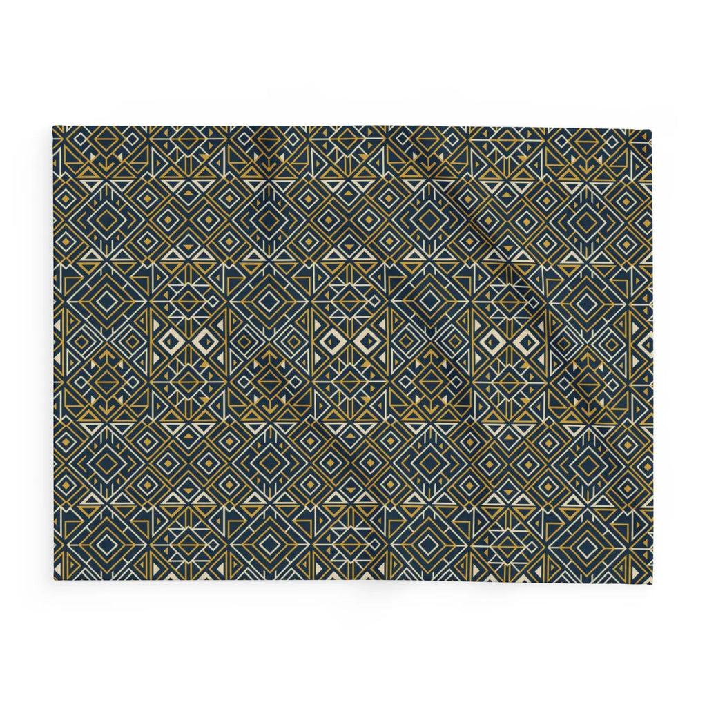 Boho Geometric Arctic Fleece Blanket – Ultra Soft