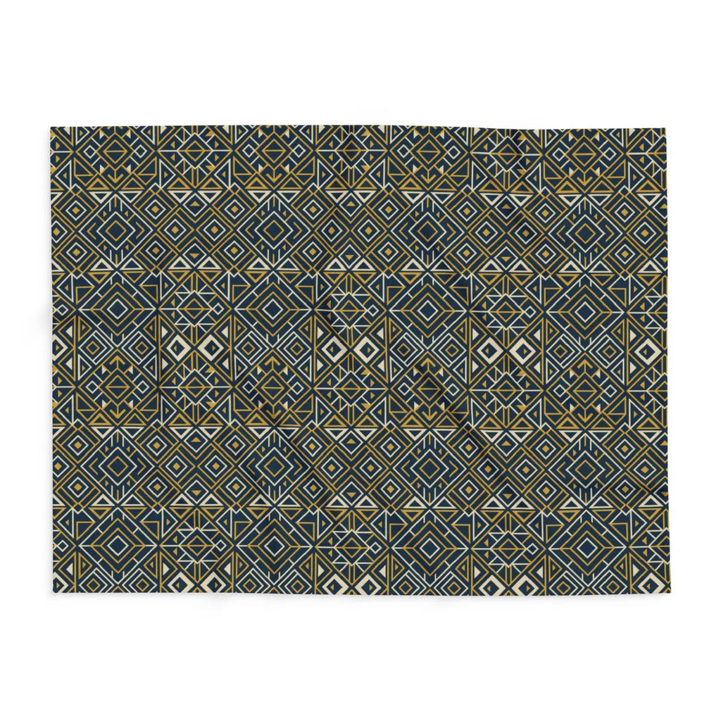 Boho Geometric Arctic Fleece Blanket – Ultra Soft