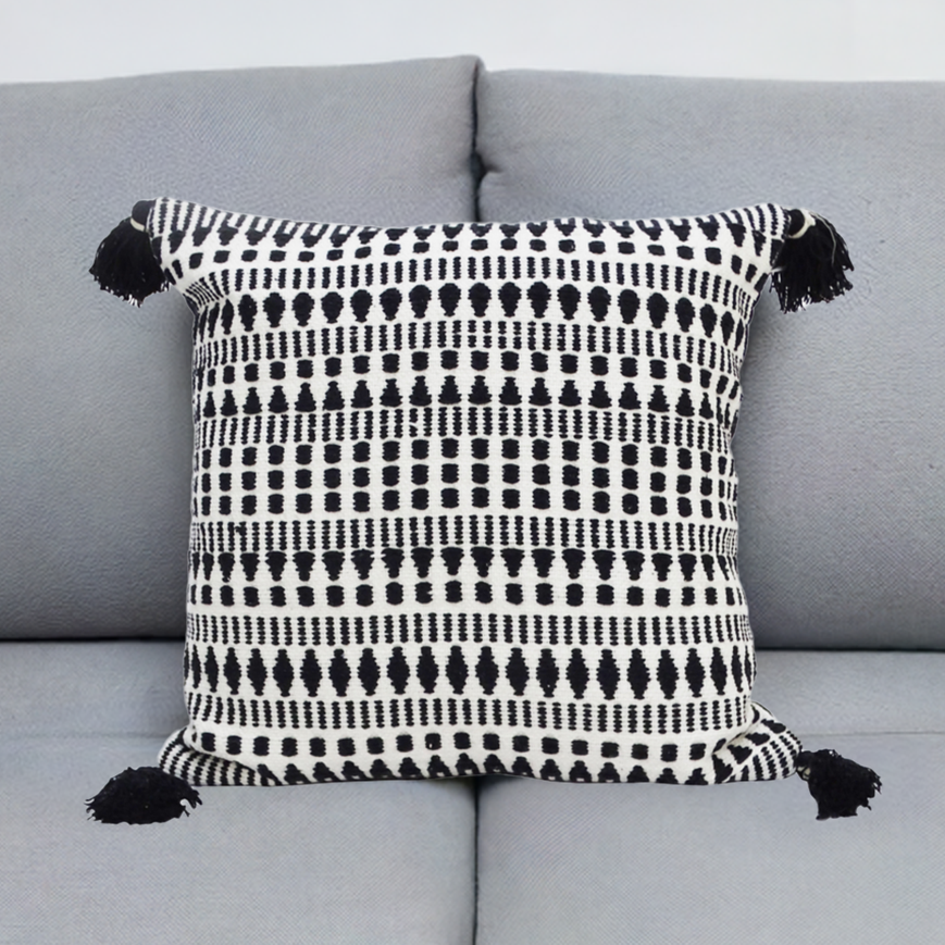 Midnight Mesa Handwoven Pillow