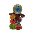 Handmade Talavera Skeleton Statue | Day of the Dead Calavera Decor