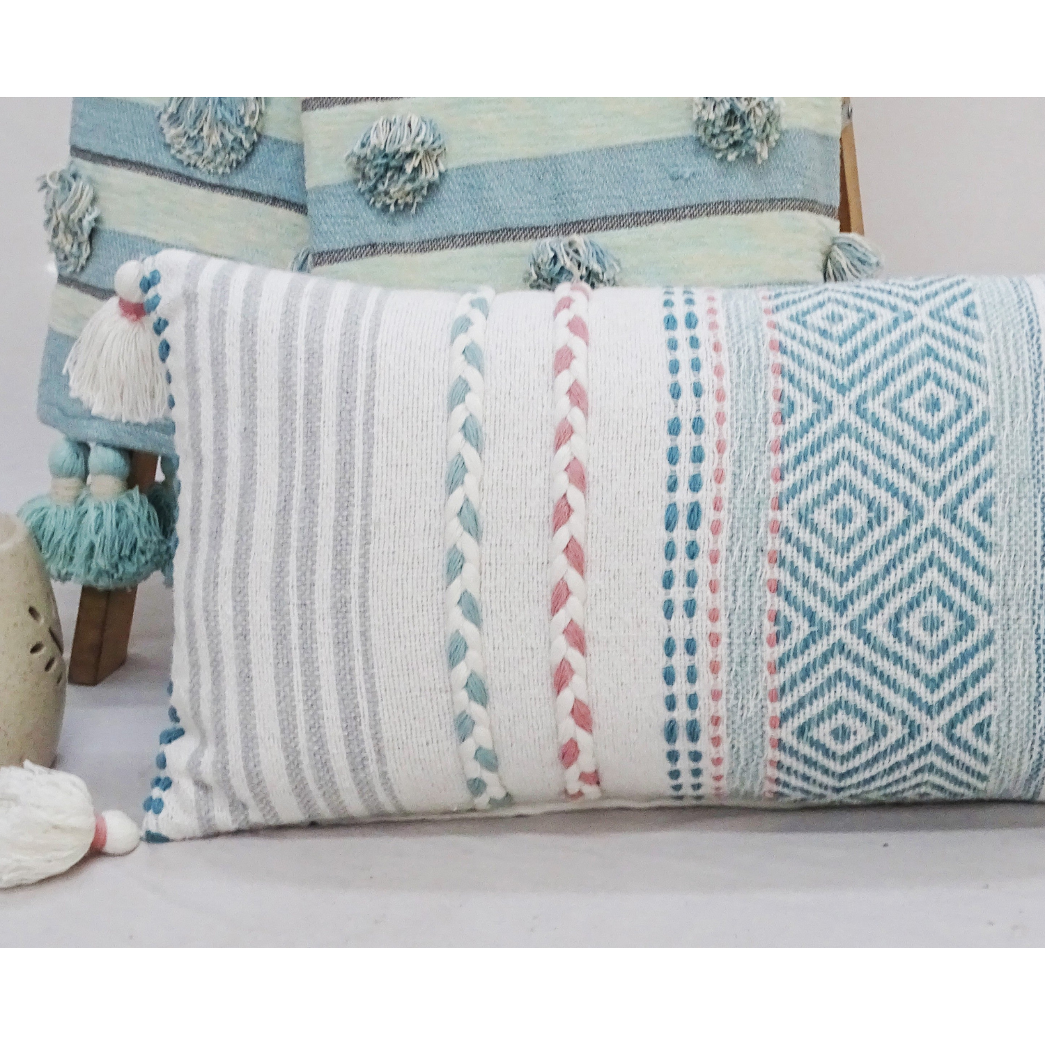 Sky Weave Lumbar Pillow