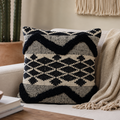 Decorative Tufted Chevron Pillow