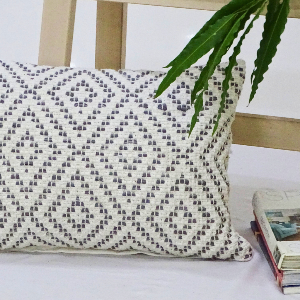 White Sands Handloom Lumbar Pillow